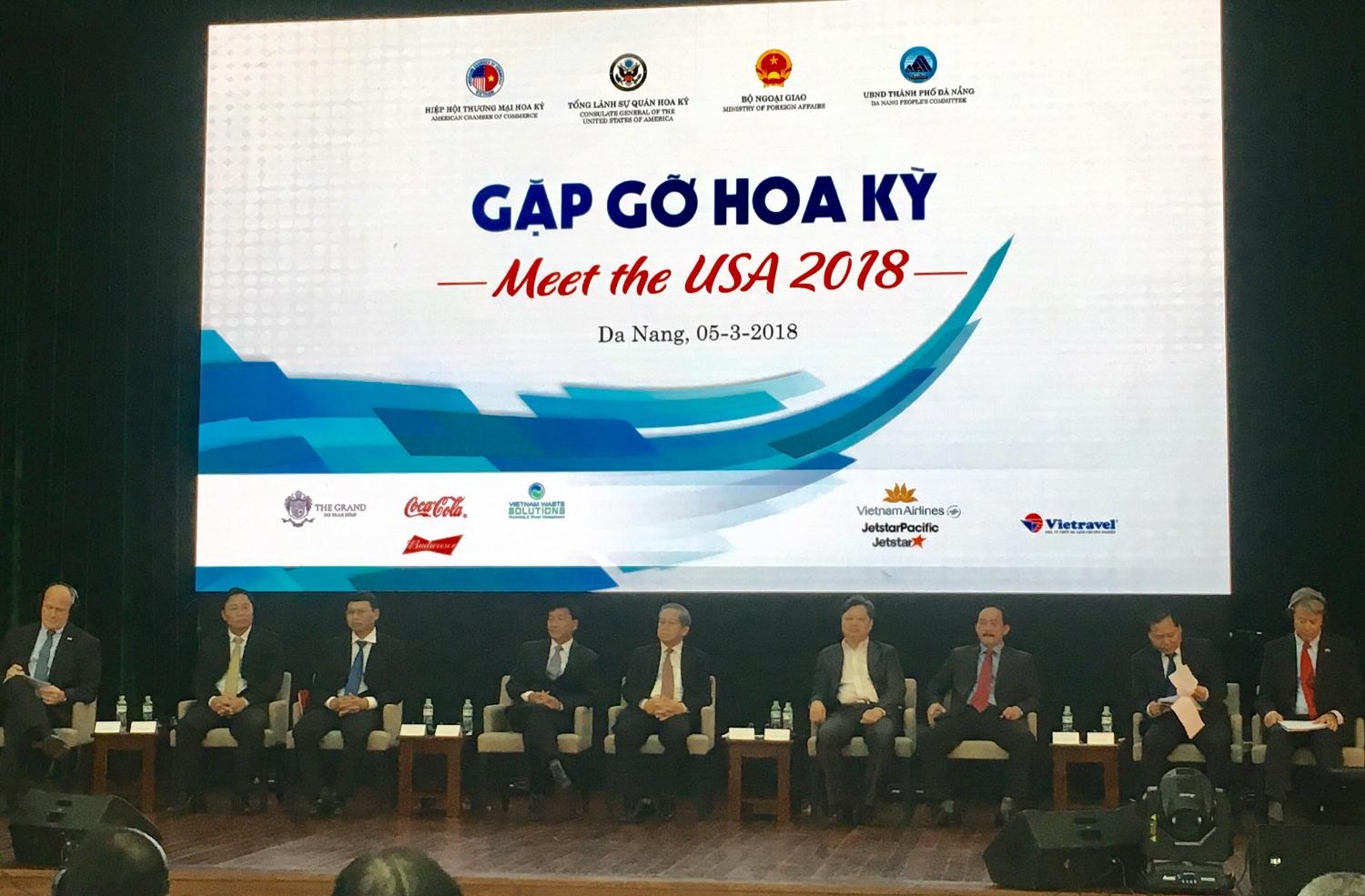 Đoàn công tác tỉnh Quảng Trị dự Hội nghị “Gặp gỡ Hoa Kỳ 2018” tại Đà Nẵng